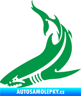 Samolepka Žralok 005 levá zelená