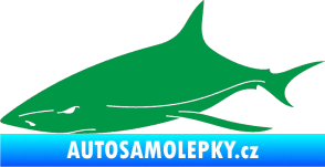 Samolepka Žralok 008 levá zelená