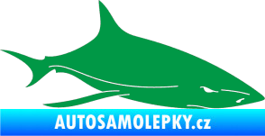 Samolepka Žralok 008 pravá zelená