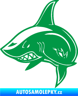 Samolepka Žralok 013 levá zelená