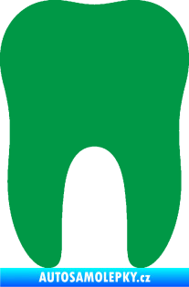 Samolepka Zub 001 stolička zelená
