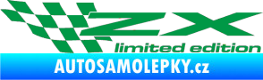 Samolepka ZX limited edition levá zelená