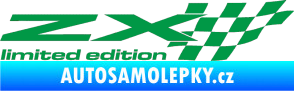 Samolepka ZX limited edition pravá zelená
