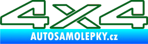 Samolepka 4x4 varianta 003 tmavě zelená