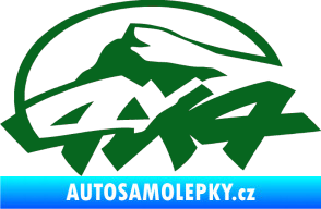 Samolepka 4x4 varianta 005 tmavě zelená