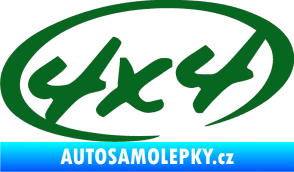 Samolepka 4x4 varianta 011 tmavě zelená