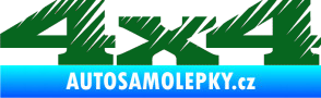 Samolepka 4x4 varianta 012 tmavě zelená