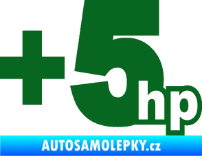 Samolepka + 5hp 003 tmavě zelená
