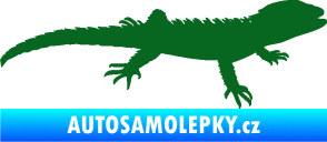 Samolepka Agama 001 pravá tmavě zelená