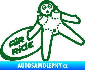 Samolepka Air ride jízda tmavě zelená