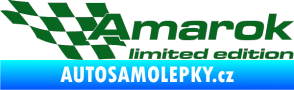Samolepka Amarok limited edition levá tmavě zelená