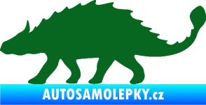 Samolepka Ankylosaurus 001 levá tmavě zelená