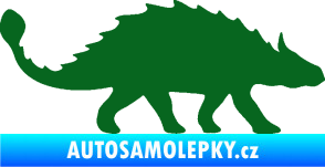 Samolepka Ankylosaurus 001 pravá tmavě zelená