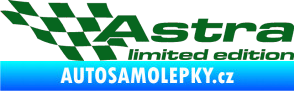Samolepka Astra limited edition levá tmavě zelená