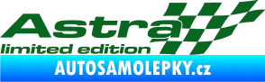 Samolepka Astra limited edition pravá tmavě zelená