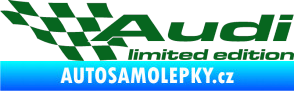 Samolepka Audi limited edition levá tmavě zelená