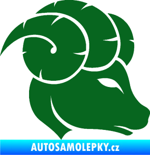 Samolepka Beran zvěrokruh 002 pravá tmavě zelená