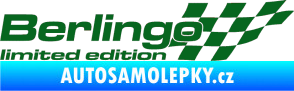 Samolepka Berlingo limited edition pravá tmavě zelená