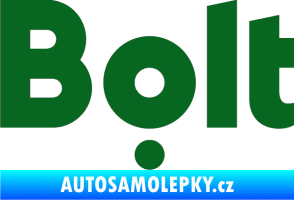 Samolepka Bolt - taxi tmavě zelená