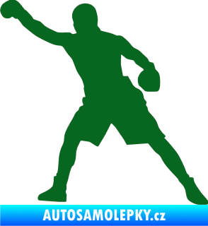Samolepka Boxer 002 levá tmavě zelená