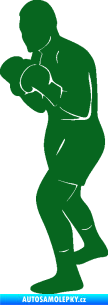 Samolepka Boxer 004 levá tmavě zelená