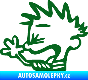 Samolepka Boy tůdle nůdle levá tmavě zelená