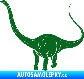 Samolepka Brachiosaurus 002 levá tmavě zelená