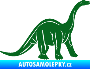 Samolepka Brachiosaurus 003 pravá tmavě zelená