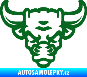 Samolepka Býk 012 tmavě zelená