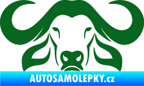 Samolepka Býk 015 tmavě zelená