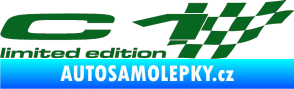 Samolepka C1 limited edition pravá tmavě zelená