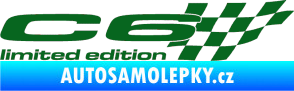 Samolepka C6 limited edition pravá tmavě zelená