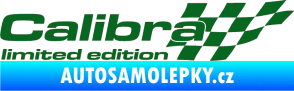 Samolepka Calibra limited edition pravá tmavě zelená