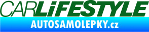 Samolepka Car Life Style tmavě zelená