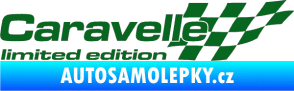 Samolepka Caravelle limited edition pravá tmavě zelená