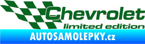 Samolepka Chevrolet limited edition levá tmavě zelená