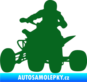 Samolepka Čtyřkolka 002 levá tmavě zelená