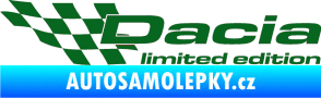 Samolepka Dacia limited edition levá tmavě zelená