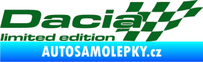 Samolepka Dacia limited edition pravá tmavě zelená