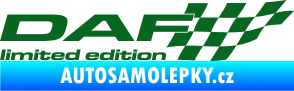 Samolepka DAF limited edition pravá tmavě zelená