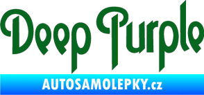 Samolepka Deep Purple tmavě zelená