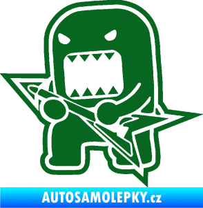 Samolepka Domo 004 levá rocker tmavě zelená