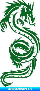 Samolepka Dragon 048 pravá tmavě zelená