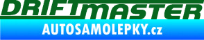 Samolepka Drift master nápis tmavě zelená