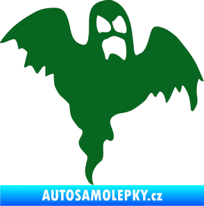 Samolepka Duch 002 pravá tmavě zelená