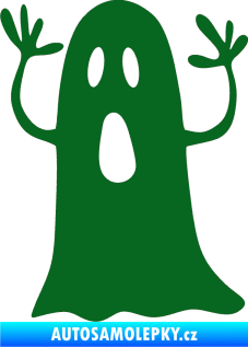 Samolepka Duch 003 levá tmavě zelená