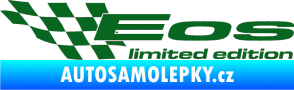 Samolepka Eos limited edition levá tmavě zelená