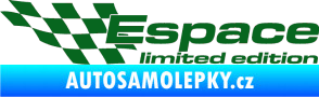 Samolepka Espace limited edition levá tmavě zelená