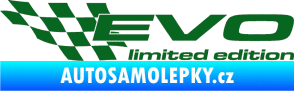 Samolepka Evo limited edition levá tmavě zelená