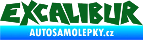 Samolepka Excalibur tmavě zelená